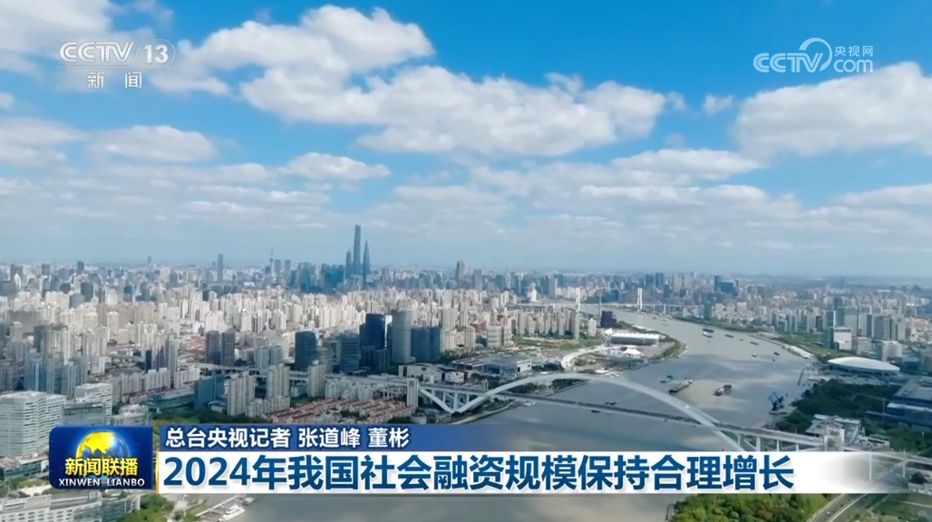 【开创高质量发展新局面】2024年我国社会融资规模保持合理增长(图2)