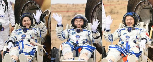 技不如人？神十九回家中国航天员出舱抬着走美国的却活蹦乱(图10)