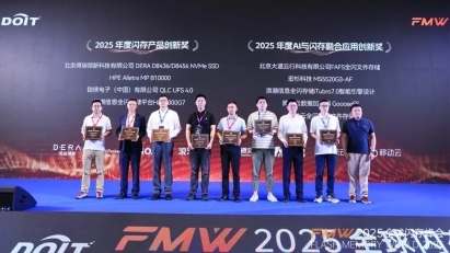 宏杉科技亮相2025全球闪存峰会斩获“2025年度AI与闪存融合应用创新奖”(图1)