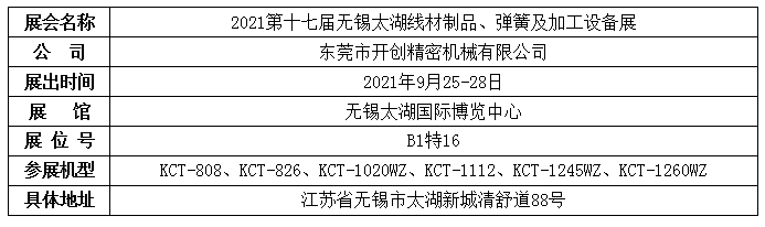 2021年第17届无锡太湖线材、弹簧及加工设备展(图1)