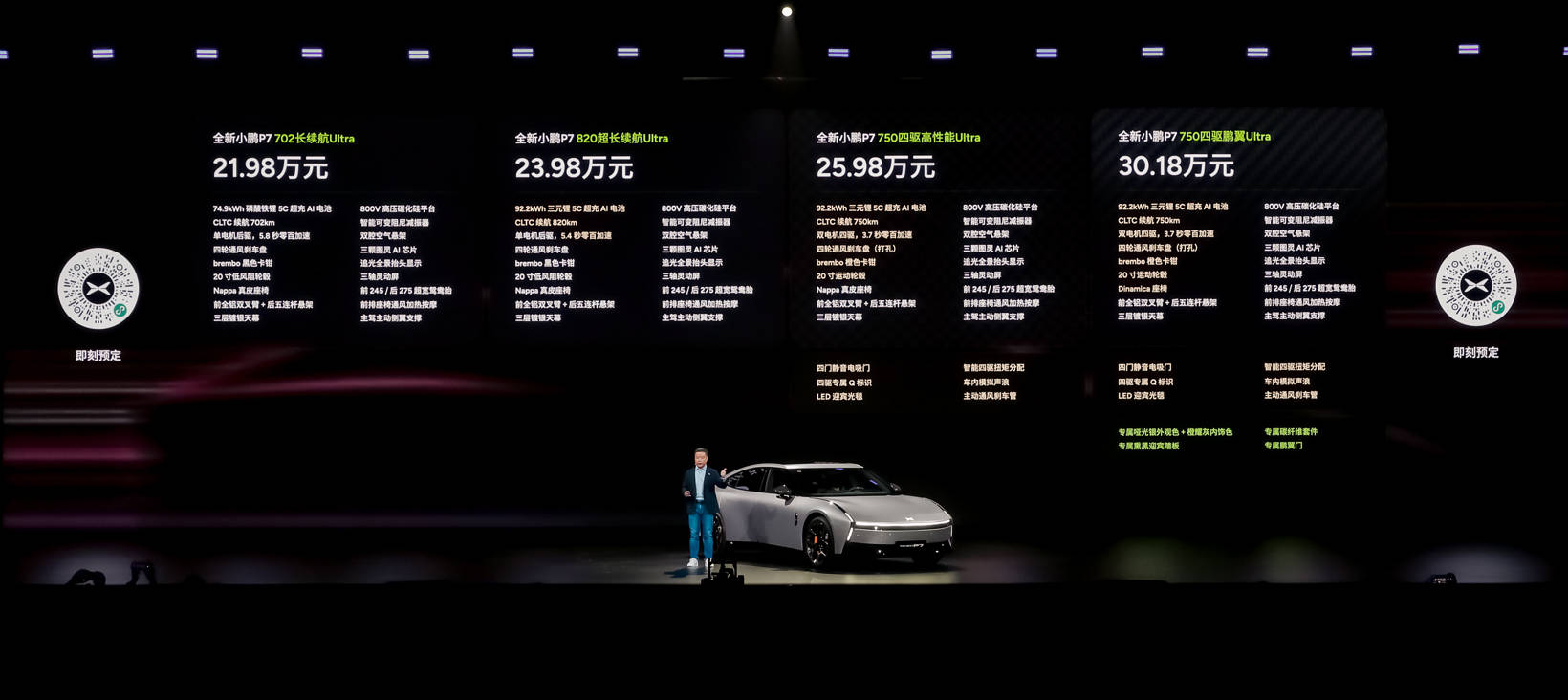 上市7分钟大定破万全新小鹏P7核心零部件配套供应商一览(图1)