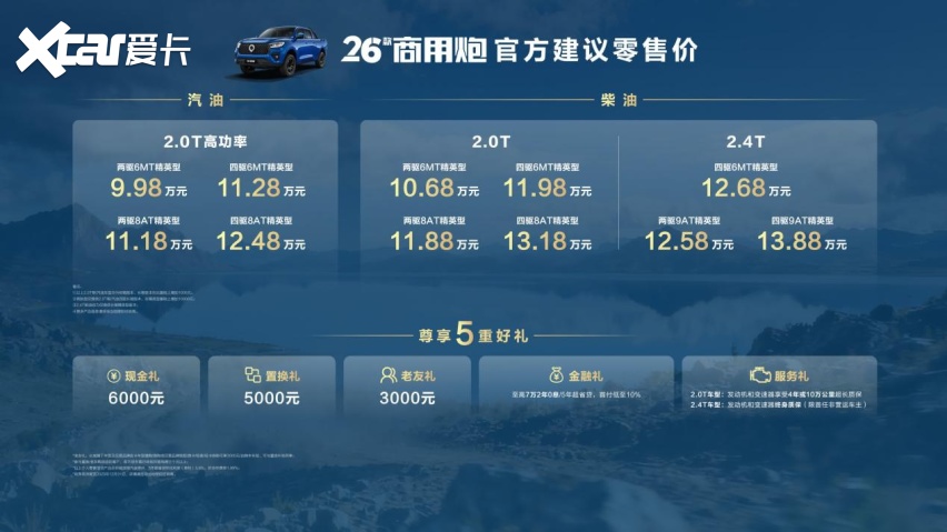 2025广州车展｜2026款长城炮焕新上市998万起开启皮卡新体验(图1)