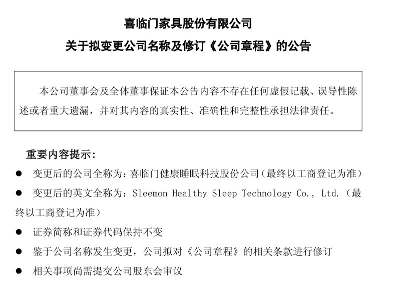 智能产品收入占比超3%喜临门科技转型初见市场成效(图1)